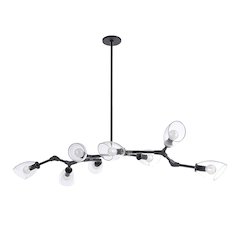 Camino Ceiling Fixture In Black Color