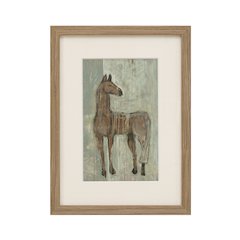 Julien 12" Wide Wall Decor, Medium Walnut