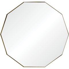Cruz 40 in. x 40 in. Irregular Framed Mirror