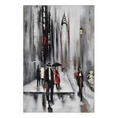 Bustling City II Canvas Wall Décor