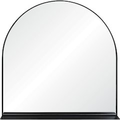 Wearstley 35 in. x 35 in Arch Framed Mirror