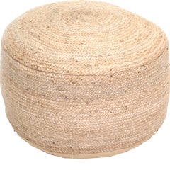 Clendon Natural color Pouf