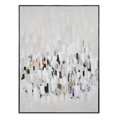 Milla 48" H x 36" W Canvas Art, Grey