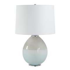 Calais 19.0" Height Table Lamps, Light Blue