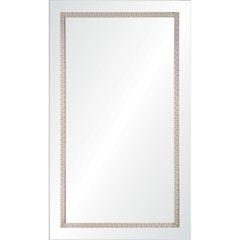 Stanton 24" Tall Rectangle Wall Mirror, Grey