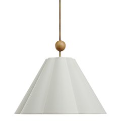 Arielle 25" Wide 1-Light Chandelier, Dark Antique Brushed Brass