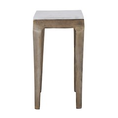 Abby Side Table In Cream Color