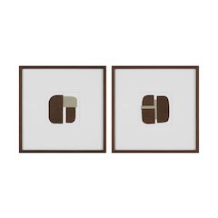 Edge 24.0" Wide Wall Decor, Printed Artwork (2 Piece Set)