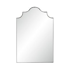 Romina 36" H x 24" W Wall Mirror, Aged Brass
