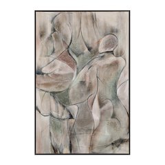 Alloy 40" Wide Canvas Art with Wood Frame, Black Oak