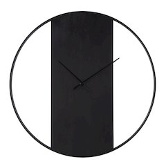 Romy Wall Clock In Black Color