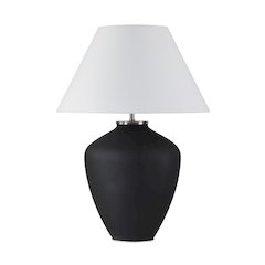 Jennie 27.5" Height Table Lamp, Black