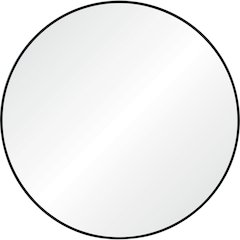 Claribel 30 in. x 30 in. Round Framed Mirror