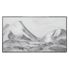 Romi 30" H x 55" W Canvas Art, Grey