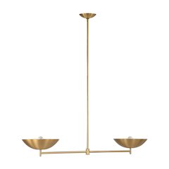 Waxlow 64.5" Height Ceiling Fixture, Plated Dark Antique Brushed Brass