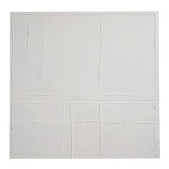 Medea 48" Wide Wall Art, Matte White