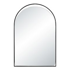 Maniola 30" H x 20" W Wall Mirror, Black