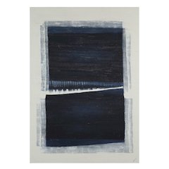 Ibiza 62" H x 44" W Canvas Art, Blue