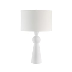 Petra 26" Height Table Lamp, White