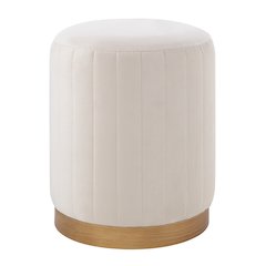 Baylor Ottoman In Cream Color