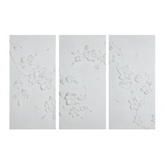 Beaudelaire 20" Wide Wall Decor, Matte White