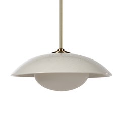 Abbie 72.5" Height Ceiling Fixture, Off-White Crackle