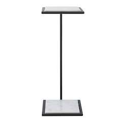 Danica Steel & Marble Side Table