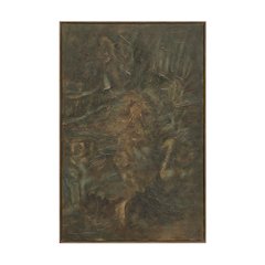 Beatrix 40" Wide Canvas Art with Wood Frame, Dark Oak