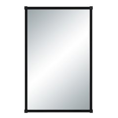 Kauri 35" H x 22" W Wall Mirror, Black
