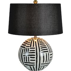 Milka 1-Light 24.5" Table Lamp with Shade