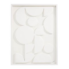 Tivat 36" Wide Wall Art, White