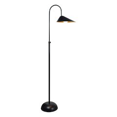 Forte 1 Light Matte Black
 Floor Lamp