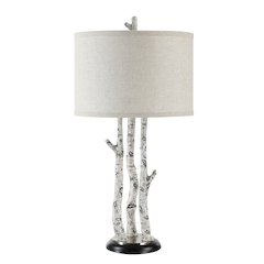 Naousa 29.4" Height Table Lamp, Grey