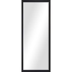 Delacorte 80" Tall Rectangle Wall Mirror, Black