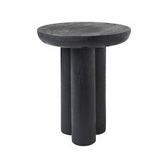 Quintin Side Table In Black Color