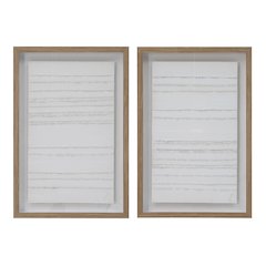 Trax 20.0" Wide Wall Decor, Printed Artwork (2 Piece Set)