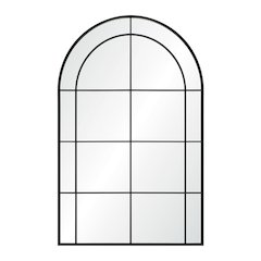Atkinson 40 x 62 Arch,Rectangular Framed Mirror