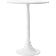 Alina MATTE WHITE SIDE TABLE