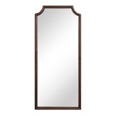 Otara 68" H x 30" W Wall Mirror, Brown
