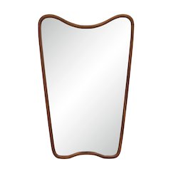Reverie 35.75" H x 23.75" W Wall Mirror, Walnut