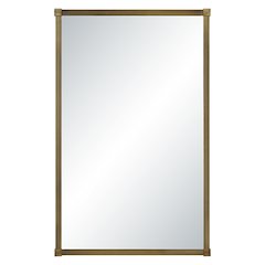 Khaya 35" H x 22" W Wall Mirror, Yellow