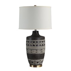 Ceniza 30.5" Height Table Lamp, Black