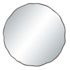 Cerro 30" H x 30" W Wall Mirror, Silver
