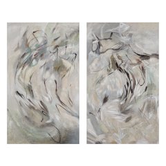 Torres 50" H x 30" W Canvas Art, (2 Piece Set)