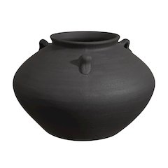 Asher Indoor Vase, Black