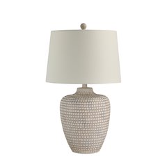 Albacete 25" Height Table Lamp, Cream