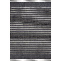 AMBROSE CHARCOAL/ GREY 10 x 13 Indoor Rug