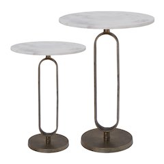 Irene Side Table In Brown Color