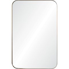 Edwin 24 in. x 36 in. Rectangular Framed Mirror