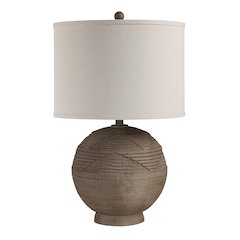 Malya 25.5" Height Table Lamps, Textured Brown